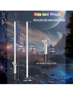 Sable de Luz RGB Force FX 113 cm con 12 Colores y Sonido 2