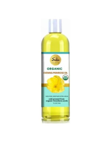 Aceite de Onagra Virgen Puro SULU ORGANICS 113.4 g Prensado en Frío