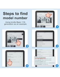 Funda CoBak para Kindle 2024/2022 - Cuero PU, Despertar Automático 2