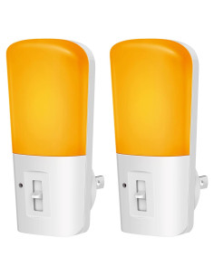 Luz Nocturna Ámbar Regulable LOHAS 2 Pack con Sensor