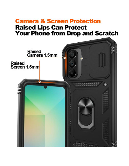 Funda Gritup para Samsung Galaxy A26 5G con 2 Protectores Funda Gritup para Samsung Galaxy A26 5G con 2 Protectores