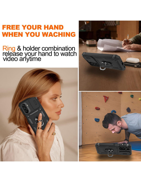 Funda Gritup para Samsung Galaxy A26 5G con 2 Protectores Funda Gritup para Samsung Galaxy A26 5G con 2 Protectores