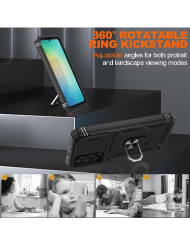 Funda Gritup para Samsung Galaxy A26 5G con 2 Protectores