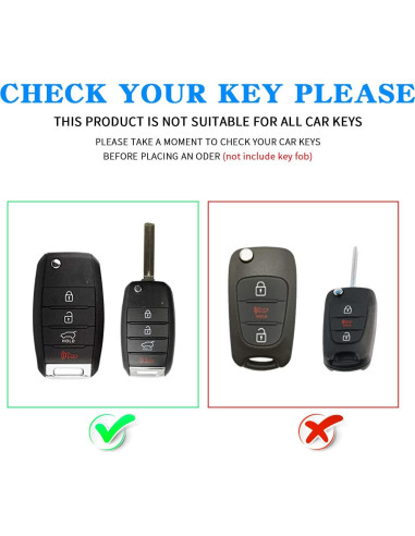 Funda de Llave Kia MILD EAST TPU 4 Botones Roja