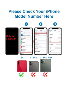 Reemplazo Cristal Lente Cámara iPhone 11 GVKVGIH Kit Herramientas 2