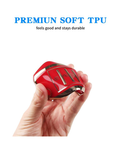 Funda de Llave Kia MILD EAST TPU 4 Botones Roja