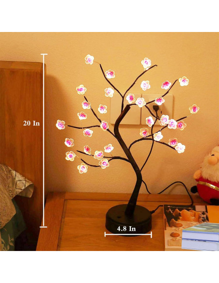 Luz de Árbol de Cereza LED 36 Luces OURBAOFU 50.8 cm