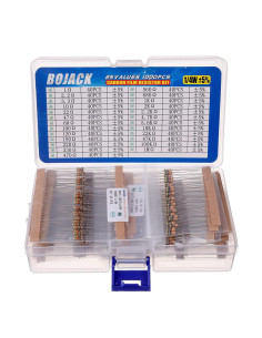 Kit de Resistencias BOJACK 1000 Piezas 25 Valores 1 Ohm-1M Ohm