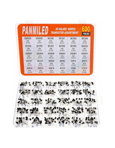 Kit de Transistores Semiconductores PANMILED 600 Piezas NPN PNP