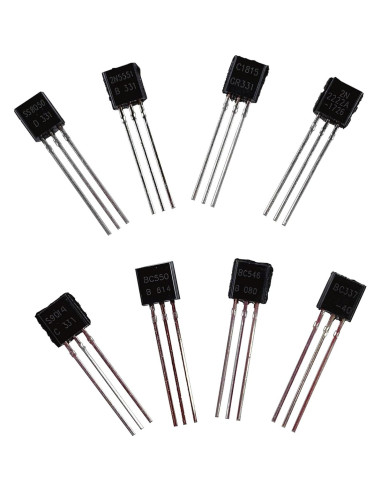 Kit de Transistores Semiconductores PANMILED 600 Piezas NPN PNP