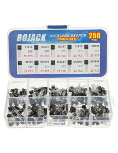 Kit de Transistores de Potencia BOJACK 250 Piezas PNP NPN