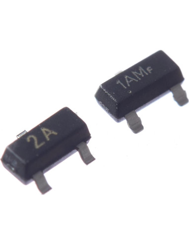 100 Transistores NPN PNP SMD MMBT3904 MMBT3906 SOT-23