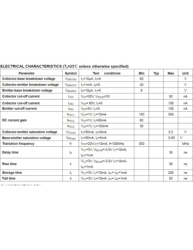 100 Transistores NPN PNP SMD MMBT3904 MMBT3906 SOT-23