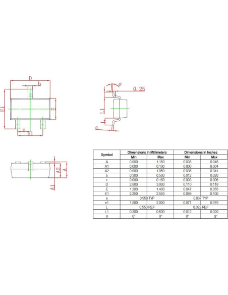 100 Transistores NPN PNP SMD MMBT3904 MMBT3906 SOT-23