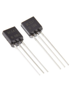 100 Transistores NPN BC547 + PNP BC557 Bajo Consumo 100mA