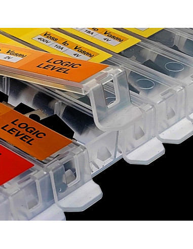 Kit de 70 Transistores MOSFET EEEEE 10 Valores NMOS PMOS