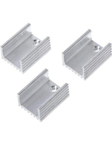 30 Piezas Disipadores de Aluminio TO-220 Jienk con Aislantes