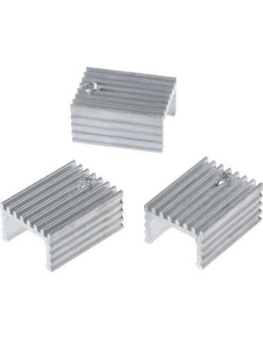 30 Piezas Disipadores de Aluminio TO-220 Jienk con Aislantes