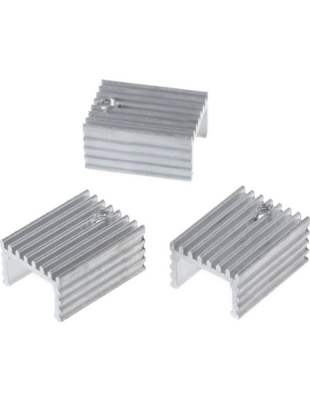 30 Piezas Disipadores de Aluminio TO-220 Jienk con Aislantes