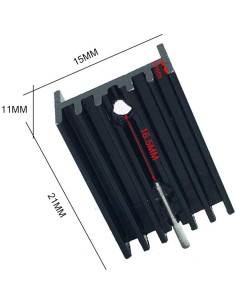 Kit de Disipador TO-220 SGTKJSJS 12 Piezas con Aislantes 2