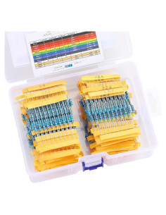 Kit de Resistencias de Película Metálica 1300PCS 1/2W 1% Molence