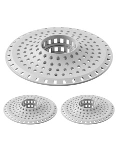 Receptor de Cabello Aluvor 3PCS Silicona Antibloqueo