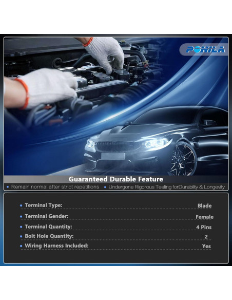 Resistor Motor Ventilador HVAC POHILA para Ford 2009-2017