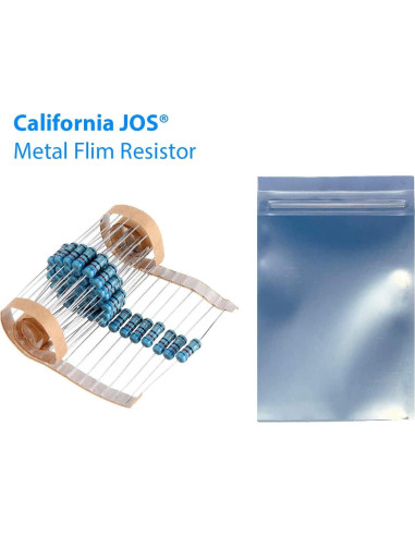 Resistores de Película Metálica 10K Ohm 40 PCS 1/2W Tolerancia 1%
