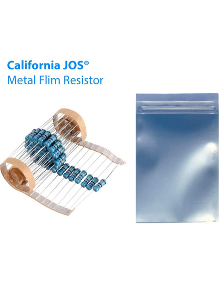Resistores de Película Metálica 10K Ohm 40 PCS 1/2W Tolerancia 1%
