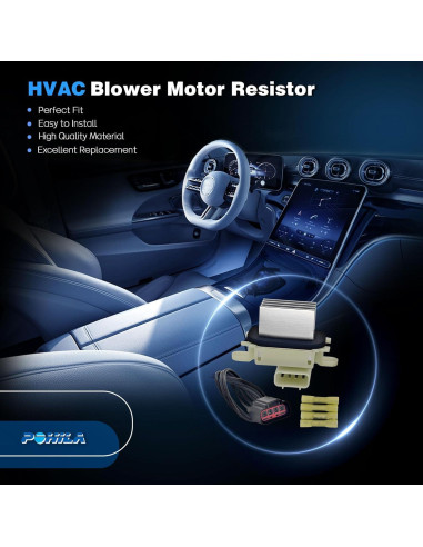 Resistor Motor Ventilador HVAC POHILA para Ford 2009-2017