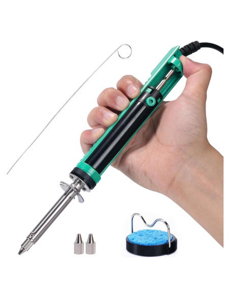 Hierro de Desoldadura YIHUA 929D-V Eléctrico con Boquillas 1.0mm y 1.2mm