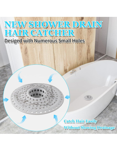 Receptor de Cabello Aluvor 3PCS Silicona Antibloqueo