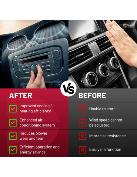 Resistor de Ventilador BDFHYK 973-409 Compatible con GM