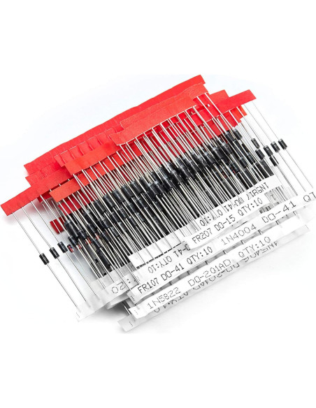 Kit de Diodos Chanzon 200pcs Rectificadores y Schottky