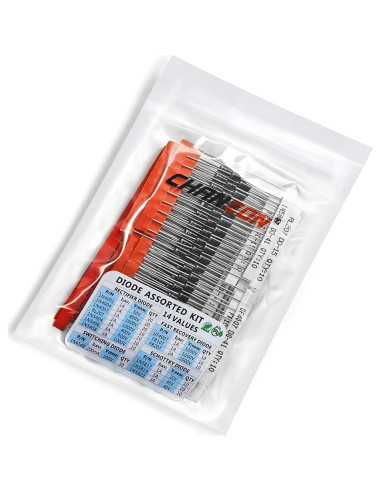 Kit de Diodos Chanzon 200pcs Rectificadores y Schottky