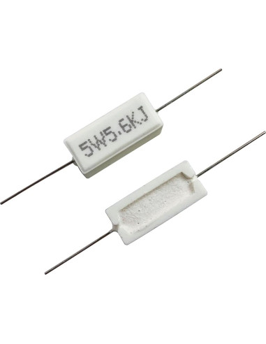 Kit de Resistores de Cemento Cerámico MOKMMKIT 5W 60 Piezas