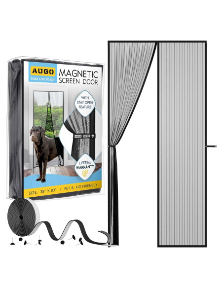 Puerta Pantalla Magnética AUGO 96.5x210.8 cm Auto Sellante