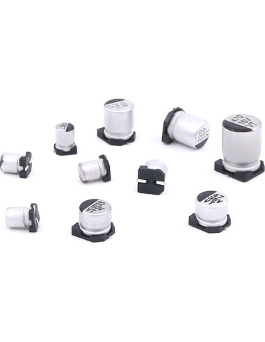 Kit de 165 Capacitores Electrolíticos SMD Hilitchi 0.47uF-470uF