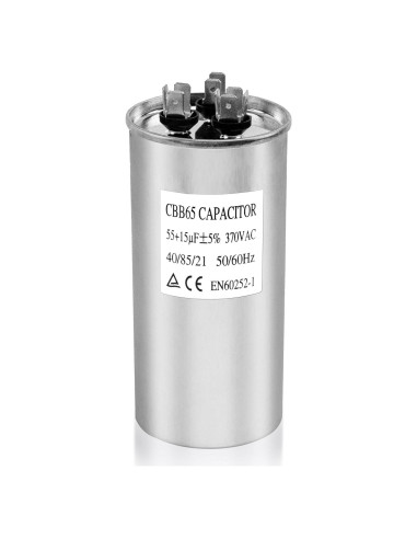 Capacitor Motor Aire Acondicionado Caoooort 55+5 MFD 370/440V