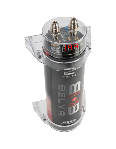 Capacitor de 2.0 Farad Belva BB2D con Pantalla Digital Roja