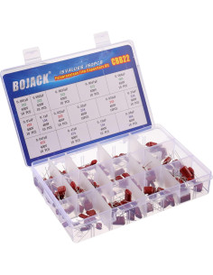 Kit de Capacitores de Película BOJACK 150 Pcs 400V/630V 2