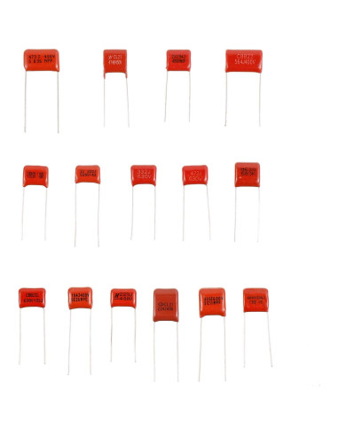 Kit de Capacitores de Película BOJACK 150 Pcs 400V/630V
