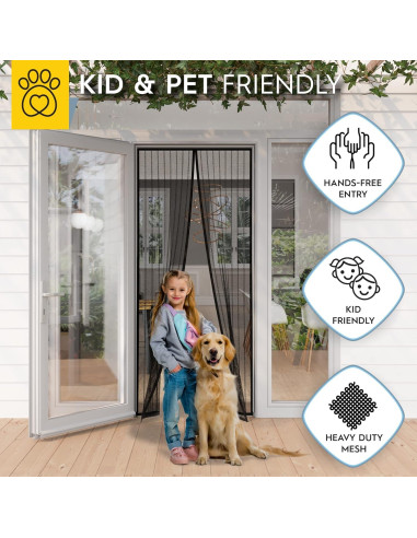 Puerta Pantalla Magnética AUGO 96.5x210.8 cm Auto Sellante