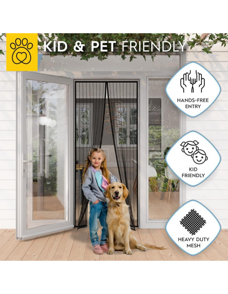 Puerta Pantalla Magnética AUGO 96.5x210.8 cm Auto Sellante