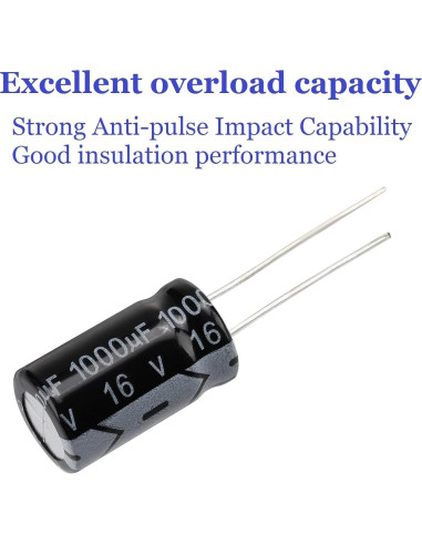 Kit de Capacitores Electrolíticos Aluminio 500Pcs 0.1uF-1000uF 10V-50V