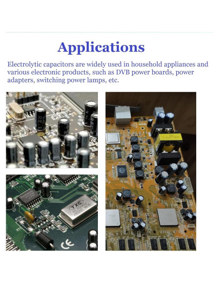Kit de Capacitores Electrolíticos Aluminio 500Pcs 0.1uF-1000uF 10V-50V