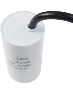 Capacitor CBB60 16uF 450V para AC y Motores - Montaje Superficie 2