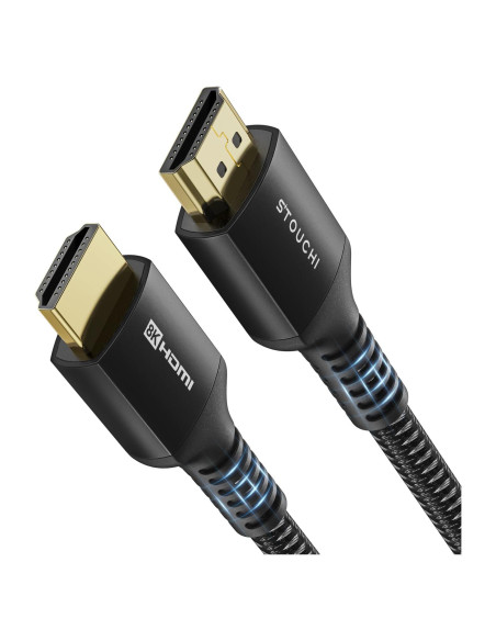 Cable HDMI 8K Stouchi 2.44m 48Gbps Alta Velocidad