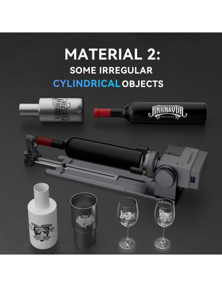 Grabador Láser ATOMSTACK P1 5W + 1.2W IR con Rodillo Rotatorio