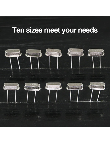 Kit Surtido 60Pcs Osciladores de Cristal Glarks 4-24MHz Kit Surtido 60Pcs Osciladores de Cristal Glarks 4-24MHz